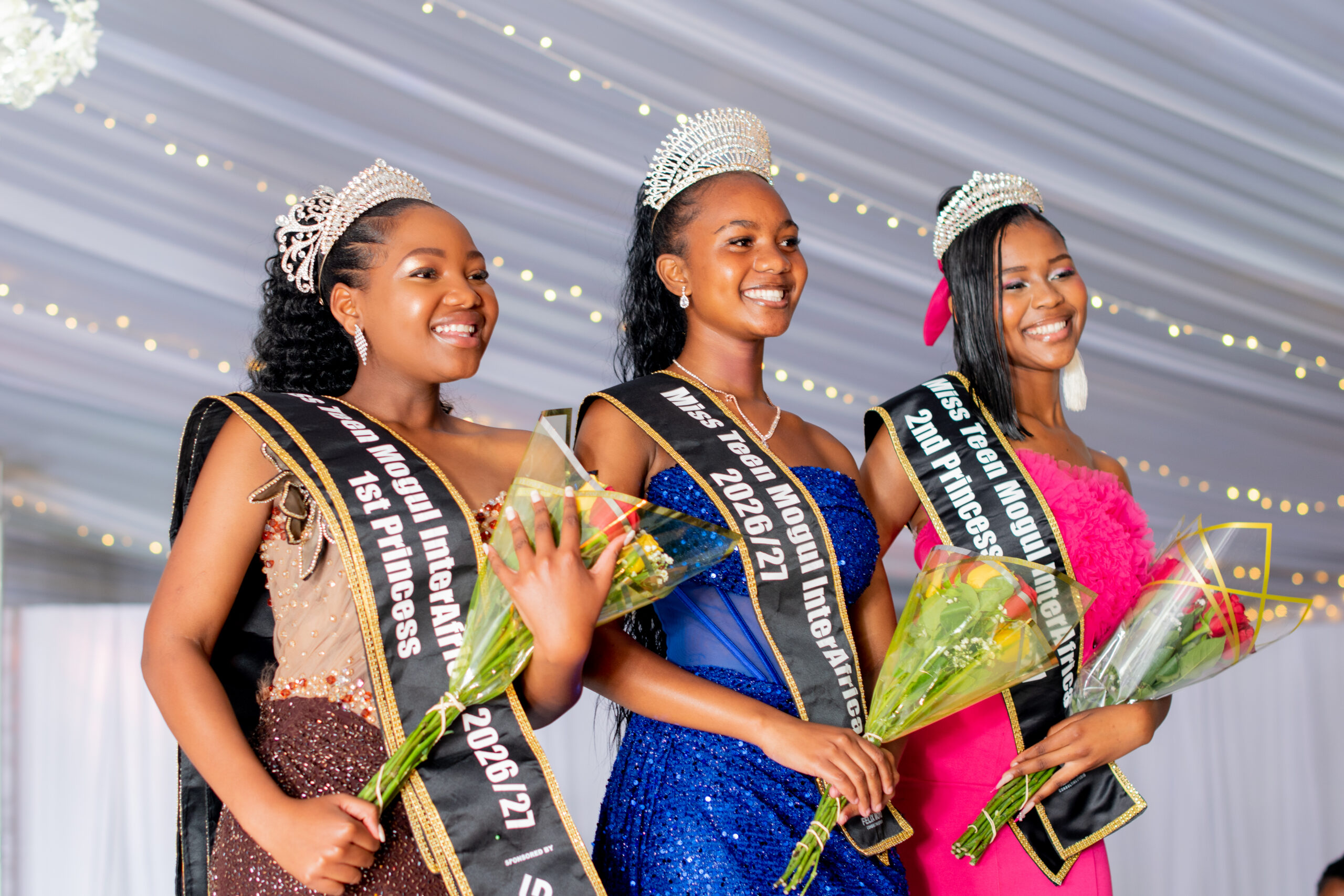 Migethan Pageants 2026 crowned titleholders celebrating on stage